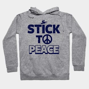 Peace Anti-War Funny Original Dove Peace Sign Slogan Hoodie